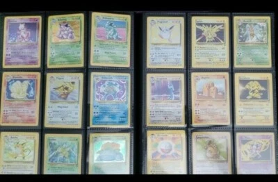 Lot of 11 VINTAGE Pokemon Cards - WOTC Sets ONLY! 1st Edition, Rare, & Holo Rare - Image 1 of 4