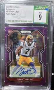 Grant Delpit #318 Purple Pulsar Auto - Picture 1 of 2