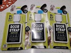 Door Buddy® Adjustable Door Strap & Latch (White 3 Pack) - Picture 1 of 10