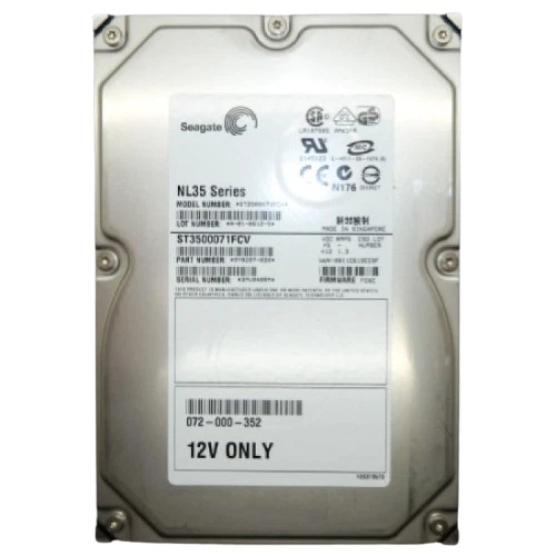 Seagate ST3500071FCV 500GB 7.2K 3.5" FC HDD 118032512-A02 – Enterprise Drive - Image 1 of 1