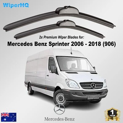 Wiper Blades for Mercedes Benz Sprinter 906 2006 - 2018 Pair of 26" + 24" Front - image 1 of 4