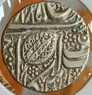 #KN-46#India-Sikh Empire silver Rupee of Maharaja Ranjit Singh 1885/98 Top grade - Image 1 of 2