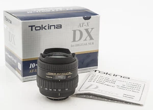 Lens Wide Angle Tokina Fisheye AT-X 10-17mm 10-17 DX 3.5-4.5 - Nikon - OVP - Picture 1 of 7