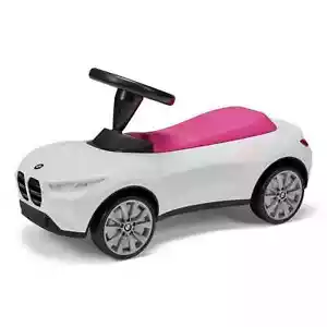 NEU BMW BABY RACER KINDER MITFAHRAUTO IN PINK UND WEISS 80935B308D4 - Bild 1 von 5