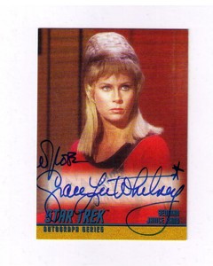 STAR TREK TOS 1997 SKYBOX Grace Lee Whitney Autograph Card #A5