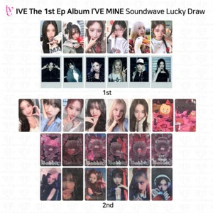 IVE I'VE MINE Soundwave Lucky Draw 1° 2° Photocard Benefit Polaroid BADCHOON - Foto 1 di 50