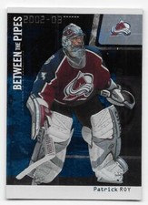 02/03 ITG BETWEEN THE PIPES BASE Hockey (#1-150) U-Pick From List
