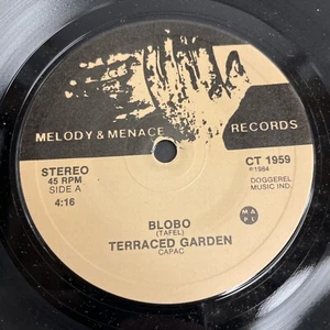 Blobo, Terraced Garden (7" Vinyl Record, 45 rpm, 1984) Canada Import 042 RARE! - Picture 1 of 5