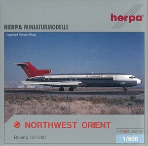 Boeing 727-200 Northwest Orient N298US Herpa 503143 1:500 - Bild 1 von 3