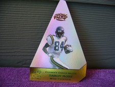 1998 Pacific Crown Royale RANDY MOSS ROOKIE CARD Cramer's Choice Award Jumbo #8