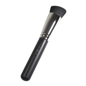 MAC 196 Flat Top Foundation Brush Synthetic Fibre Slanted Face Powder Brush - Picture 1 of 4