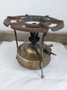 Alter Petroleumkocher/ Benzinkocher aus Messing BAT FEDERMAUS - Bild 1 von 6