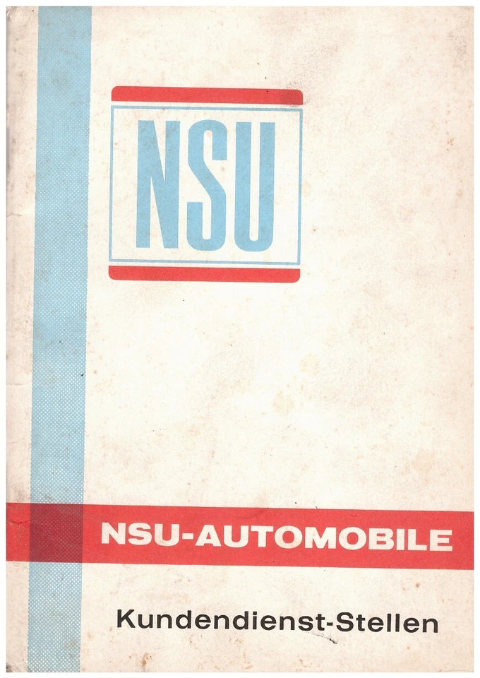 NSU Elenco Concessionarie in ITALIA ed in EUROPA! - Immagine 1 di 1