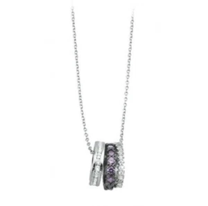 COLLANA 2JEWELS IN ARGENTO E ZIRCONI CON TRE CERCHI 253082 - Foto 1 di 1