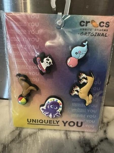 Crocs Jibbitz Charms Uniquely You Dolphan , Dogs And Octopus New - Picture 1 of 2