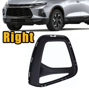 Right Front Bumper Fog Lamp Light Bezel Cover Frame For Chevy Blazer 2019-2022 - Picture 1 of 8
