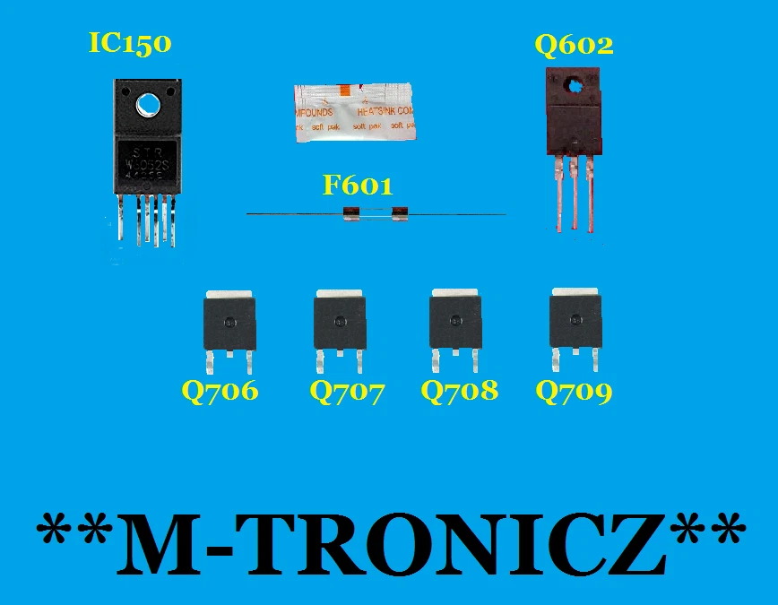 KIT DE REPARACIÓN PLACA INVERSORA/POTENCIA JVC 0500-0412-1300  Foto 1 de 1