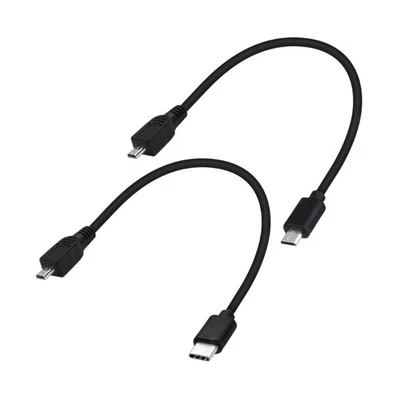 Mini USB to USB C OTG Cable Camera Data Transfer Cord for Quick File Download - Image 1 of 4