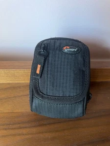 LOWEPRO BELT CAMERA CASE  SMALL BLACK CANVAS - Picture 1 of 6