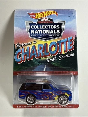 '70 Chevy Blazer Hot Wheels 22nd Nationals Convention * Blue * I32 - Image 1 of 2