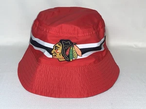Chicago Blackhawks wendbarer Fischerhut Einheitsgröße rot und schwarz - Bild 1 von 9