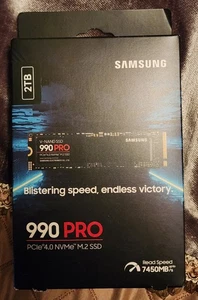 Samsung 990 PRO 2TB NVMe PCIe 4.0 M.2 2280 (MZ-V9P2T0B/AM) Internal SSD - Afbeelding 1 van 2