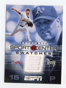 Camiseta Swatch 2005 UD ESPN Sports Center #GU-TH Tim Hudson Atlanta Braves - Imagen 1 de 2