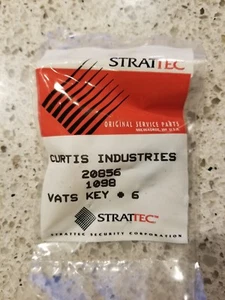STRAT TEC CURTIS INDUSTRIES 20856 VATS KEY #6 GM - Bild 1 von 2