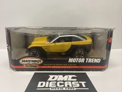 Box Damage Matchbox Motor Trend 1/18 Jeep Jeepster Yellow - Image 1 of 4