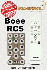 Bose RC-5 **KIT DE REPARACIÓN DE BOTONES** Sistema de estilo de vida control remoto RC5 RC5A - Imagen 1 de 4