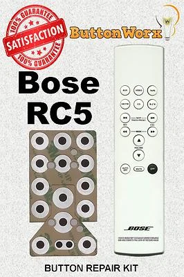 Bose RC-5 **KIT RIPARAZIONE PULSANTI** Sistema Lifestyle Telecomando RC5 RC5A - Immagine 1 di 4