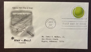 #5209 Have a Ball: Tennis addressed FDC on 1 PCS cachet - Picture 1 of 1