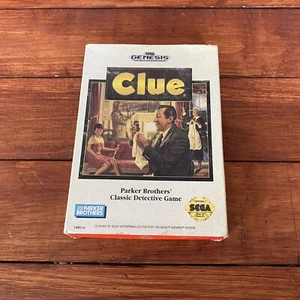 Sega Genesis Console Clue Game W/ Case 1992 - Picture 1 of 4