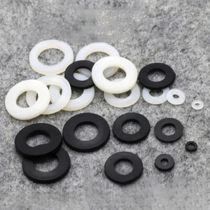 Nylon Metric Plastic Washers M2 M3 M4 M5 M6 M8 M10-20 Plastic Flat Washer - Picture 1 of 6