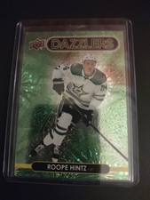 2021-22 Upper Deck Extended Series Green Dazzlers Roope Hintz DZ-65 Dallas Stars