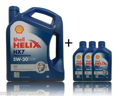 Shell Helix HX7 Professional AV 5W30 Motoröl 3x1+ 1x5 Liter VW 50500 - Bild 1 von 4