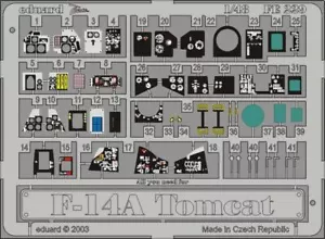 1/48 Eduard F-14A Tomcat Photo Etch for Hasegawa - Picture 1 of 1
