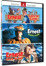 ERNEST GOES TO CAMP /SCARED STUPID /GOES TO JAIL  -  DVD - REGION 1 - Sealed