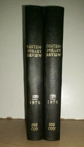 Contemporary Review (1976 in 2 Volumes) - Picture 1 of 4