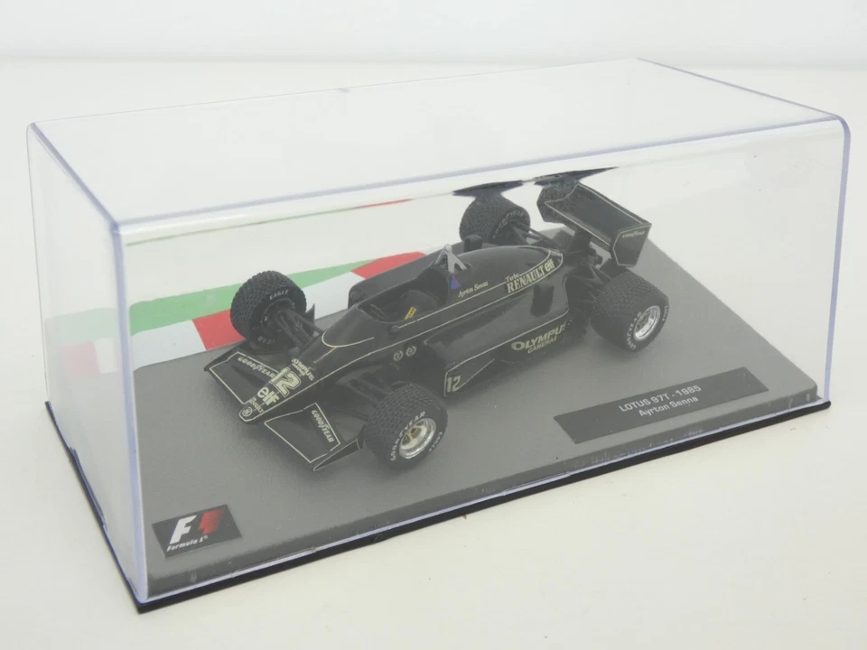 Lotus 97T 1985 Ayrton Senna Panini 1:43 F1 Diecast Modelo Vitrina Coche de Juguete Foto 1 de 4