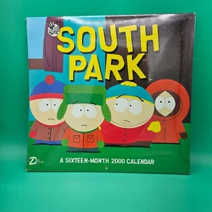 Vintage 2000 South Park Wall Calender 16 Month Sealed BRAND NEW 2028 Reuse - Picture 1 of 4