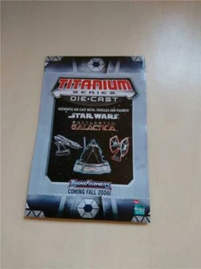 TITANIUM SERIES DIE CAST SALES BOOKLET - HASBRO - 2006 - STAR WARS/GALACTICA - Picture 1 of 3