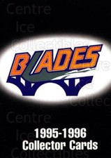 1995-96 Saskatoon Blades #25 Checklist
