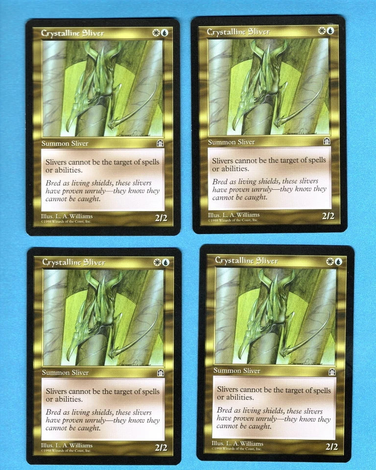 Crystalline Sliver (Uncom)(Play Set of Four) Stronghold-(NM/Never played) MTG - Image 1 of 1