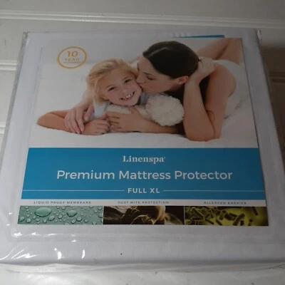 Linenspa полный XL первоклассный матрас протектор воды Proff гипоаллергенный новый - Изображение 1 из 4