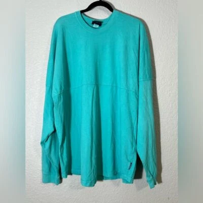 Washington D.C. spirit Jersey long sleeve shirt 100% cotton aqua blue size XXL - Image 1 of 4