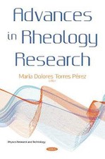 Advances in Rheology Research, P?rez, Mar?a Dolore