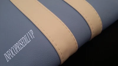 FIAT 1100 D COPRISEDILI COMPLETI Linea Personalizzata CELESTE e BIANCO Foto 1 de 4