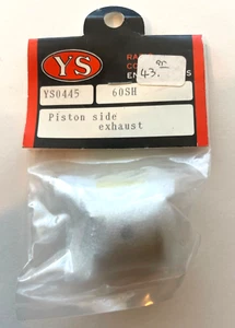 YS 0445 Kolbenseitenauspuff YS Motor 60SH Neu im Paket YS0445 - Bild 1 von 2