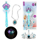 Couronne, chaîne et baguette magique princesse des glaces Toi-Toys avec princesse lumière et son
